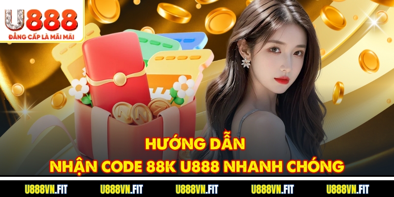 Hướng dẫn nhận code 88k U888 nhanh chóng