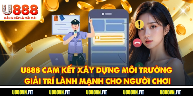 U888 cam kết xây dựng môi trường giải trí lành mạnh cho người chơi